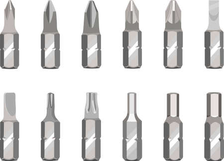 Torxs screwdrivers drillのイラスト素材