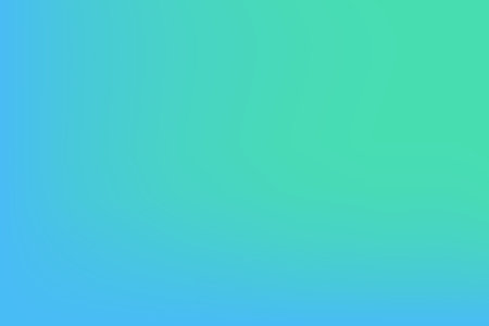 Blue and green gradient background. Blurred bright colors mesh background. Intense blank Holographic spectrum gradient for cover.のイラスト素材