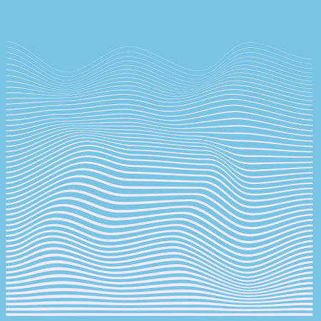 Abstract white wavy background. Vector illustration. Can be used for websites, brochures, posters, printing. Removable backgroundのイラスト素材