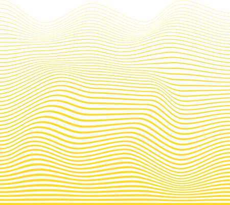 Abstract wavy lines background. Vector illustration. Can be used for advertisingeting, presentation.のイラスト素材