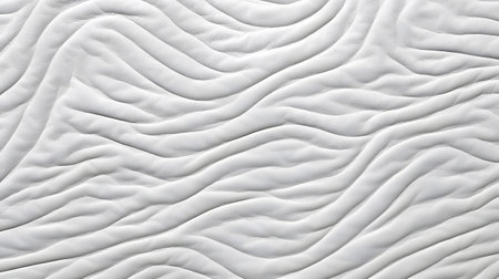 Abstract white wavy background.の素材