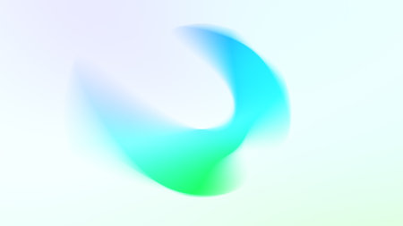 abstract background with blue and green gradient and copy space