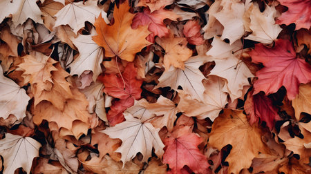 Autumn leaves background. Autumn leaves background. Autumn leaves background.の素材