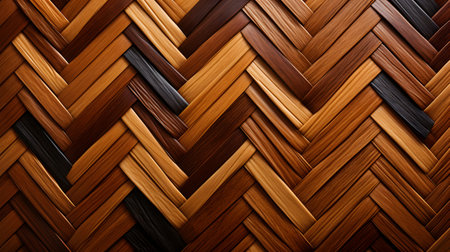 bamboo weave texture background for interior and exterior design with copy spaceの素材