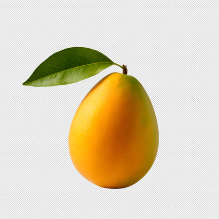 Mango fruit isolated on white backgroundの素材