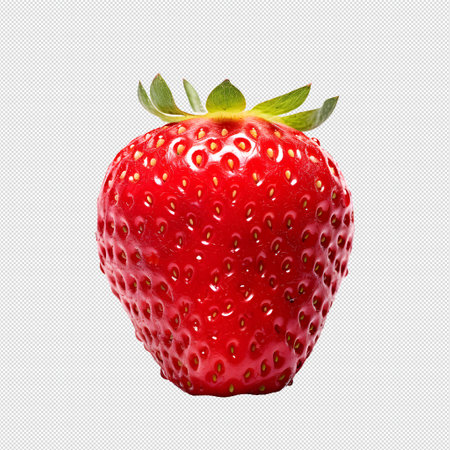 Strawberry isolated on a white background.の素材