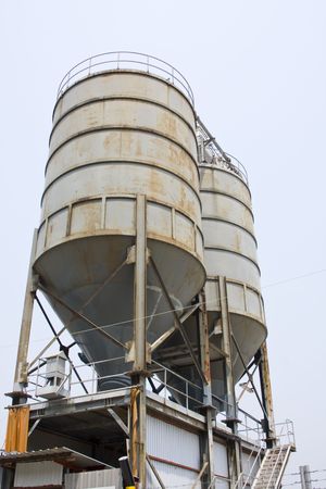 It is an oil industry equipment installation, の写真素材