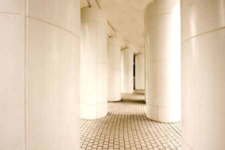 it is a modern corridor in hong kongの写真素材