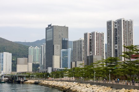 it is a good weather in hong kongの写真素材