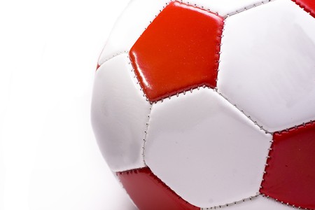 red and white Football cutout の写真素材