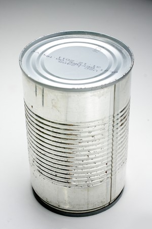 Food can on background