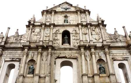 Saint Paul church in Macau の写真素材