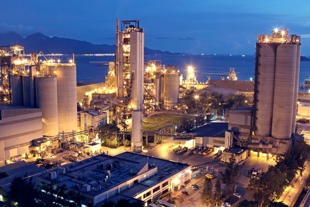 Cement Plant,Concrete or cement factory, heavy industry or construction industry. のeditorial素材