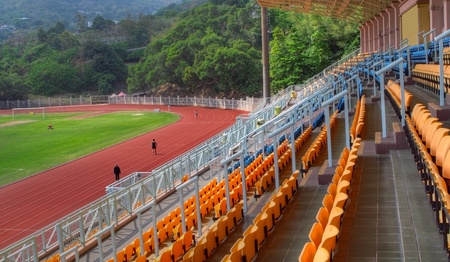 Empty stadium のeditorial素材