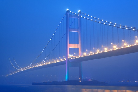 tsing ma bridge のeditorial素材