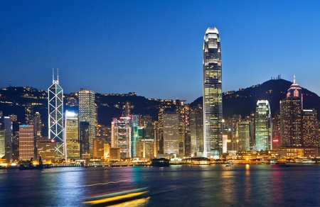 Hong Kong modern cityの写真素材