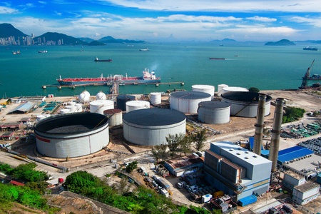 oil tank in power station
