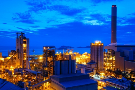 Gas storage spheres tank in petrochemical plantのeditorial素材