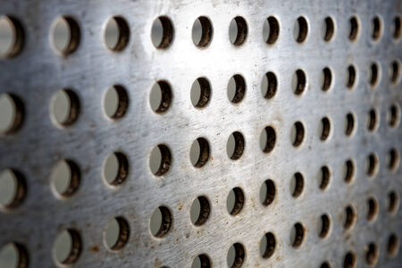 Black speaker lattice , close-up の写真素材