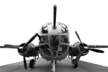 The business end of A B25J Mitchell bomberのeditorial素材