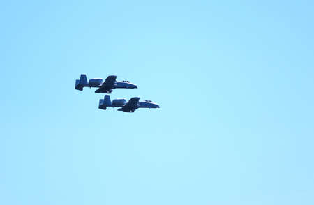 Seattle,WA-August 3: Seafair celebrates the opening of boating season with Airforce A-10 Warthogs...
