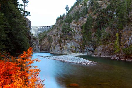 Diablo Dam wall, Washington State