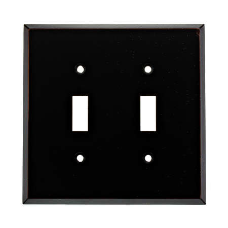 Ornate double light switch cover