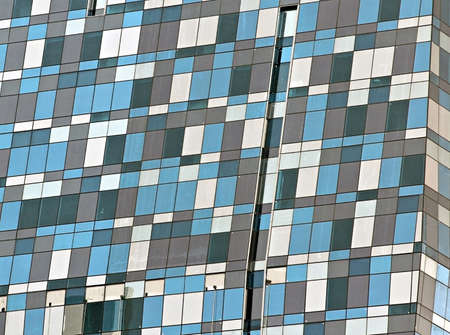 Building with square patterns