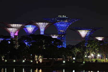 SINGAPORE - MAY 14  Gardens by the Bay on May 14, 2013  The Gardens by the Bay is a park spanning...