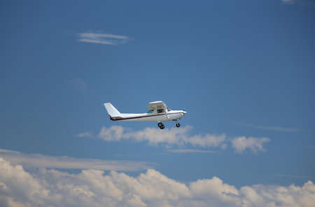 Recreational light aircraft flying の写真素材