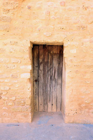 An old wooden door