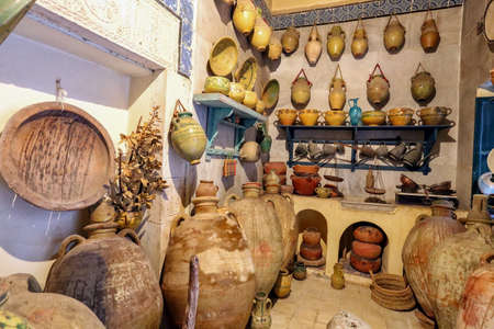 SOUSSE, TUNISIA - NOV 17: Dar Essid Sousse, is a 19th century affluent Arab home that was originally built in AD928, as seen 17 Nov 2013. A popular tourist destination.のeditorial素材