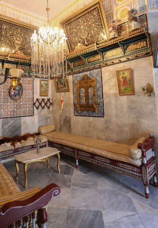SOUSSE, TUNISIA - NOV 17: Dar Essid Sousse, is a 19th century affluent Arab home that was originally built in AD928, as seen 17 Nov 2013. A popular tourist destination.のeditorial素材