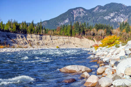 Skykomish Riverの写真素材