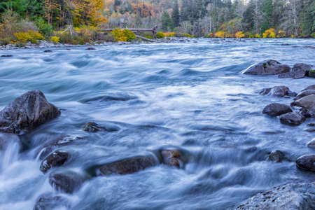 South Fork Skykomish Riverの写真素材