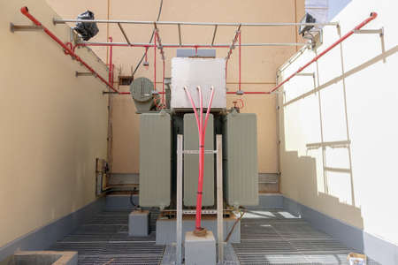 Transformer installationの写真素材