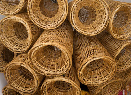 Chinese traditional bamboo handicraftsの写真素材