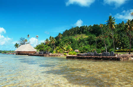 Beautiful resort in French Polynesia