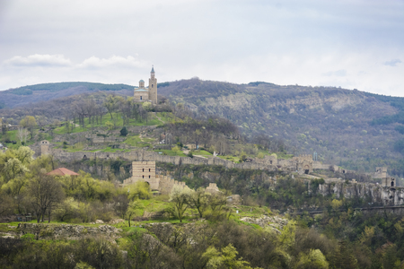 Tsarevets stronghold in the city of Veliko Tarnovo,Bulgaria