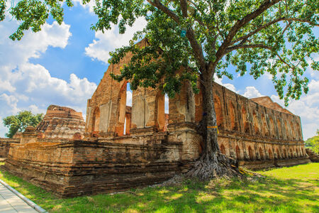 Temple in Ayutthayaの写真素材