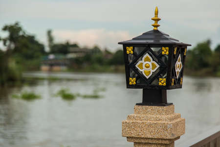 Lighting riverの写真素材