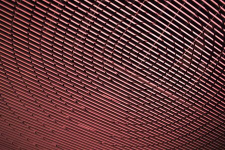 Modern Red Metal pattern or textureの写真素材