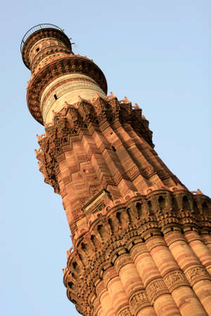 Qutub Minar (The Qutub Tower), New Delhi, Indiaのeditorial素材