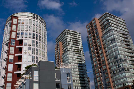 Modern buildingsの写真素材