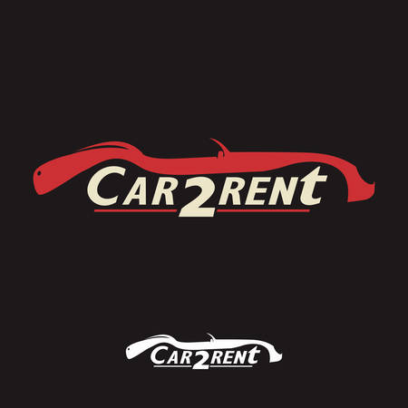 Car Rent Classic vintage logoのイラスト素材