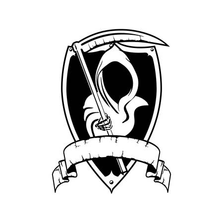 Angel of Death Cartoon Hallowenのイラスト素材