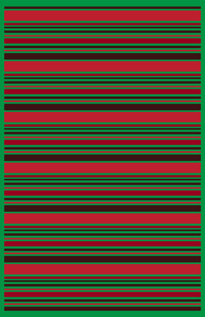 Red and green striped pattern on green background for Christmasのイラスト素材