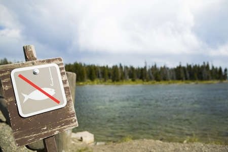 Fishing Bridge, Yellowstone National Park,, nature stock photographyの写真素材