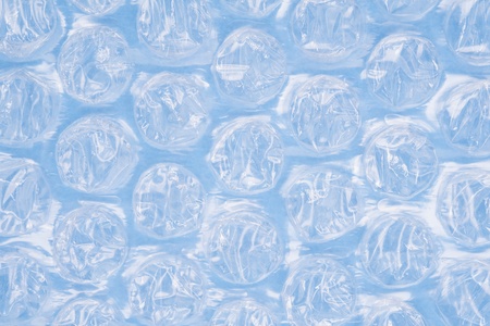 Extreme close-up of bubble wrap used to protect fragile items, studioの写真素材