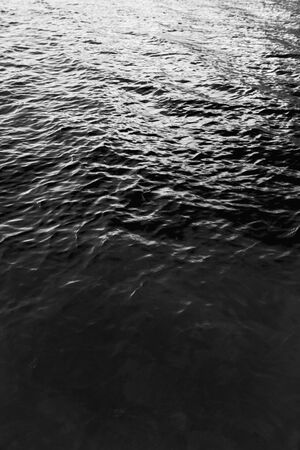 Black and white abstract of Lake Crescent, sports competition National Park, Washingtonの写真素材